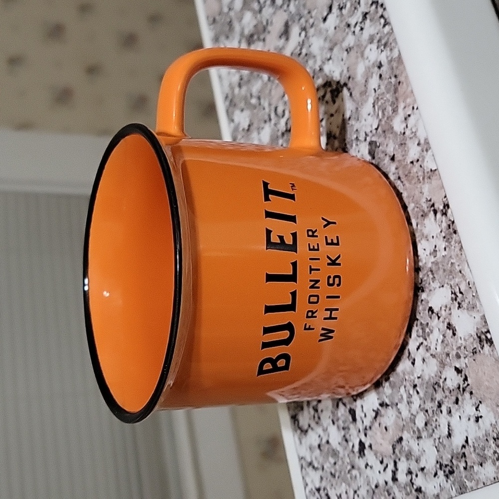 Bulleit Frontier Whiskey Orange Ceramic Mug